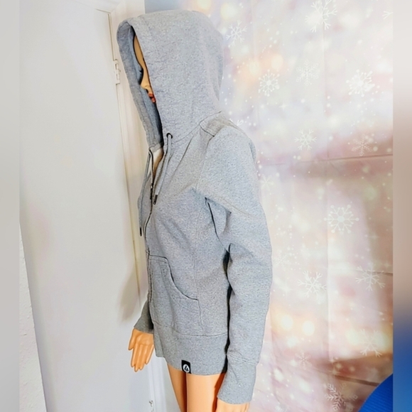 AMERICAN GIANT SPORTSWEAR COMPANY HEATHER GRAY HOODIE JACKET WOMEN'S SIZE S - Picture 2 of 8